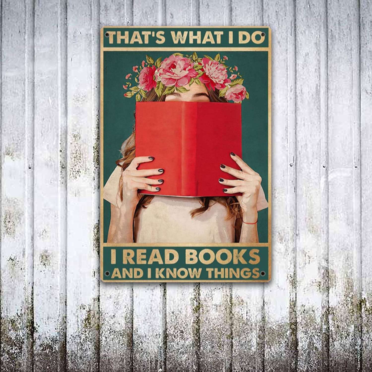 Amazon.com: Girl flowers That's What I Do I Read Books And I Know